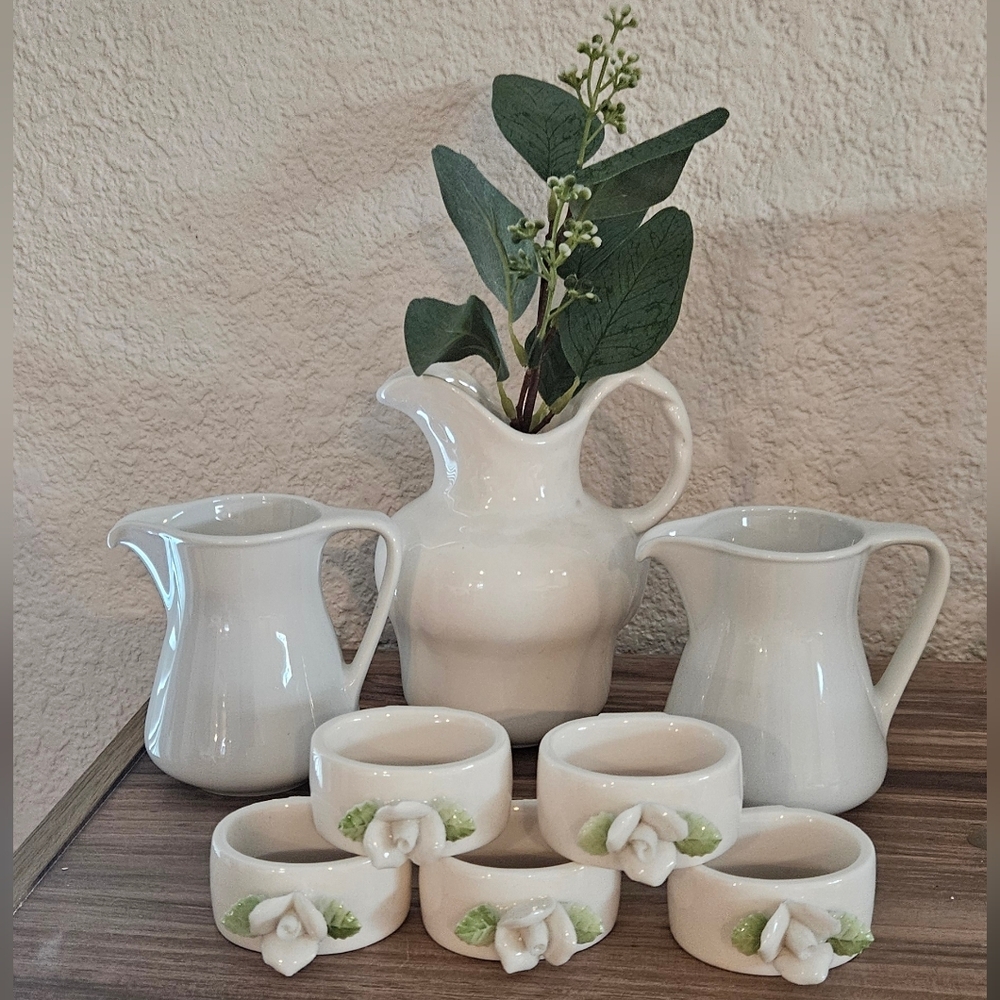 Creamer Collection Vintage White